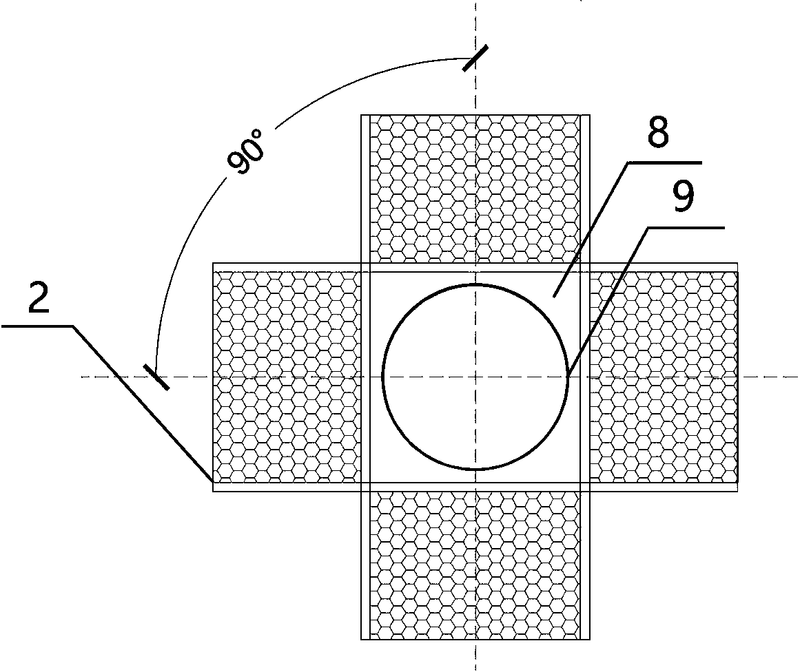 Positioning device for improving insertion of steel pipe column into hollow pile and method for integrally constructing pile column