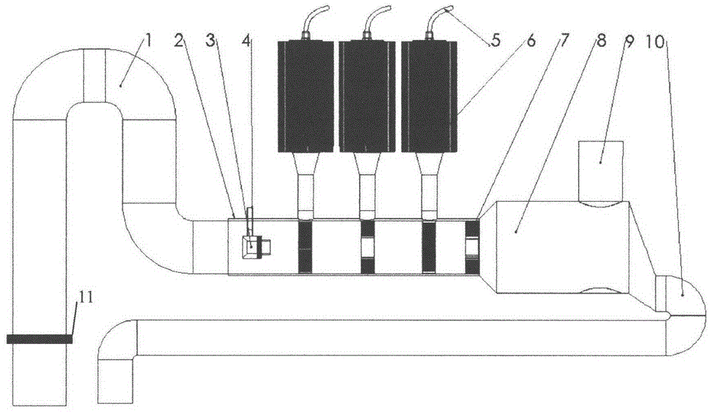 High-power ultrasonic efficient defoaming device