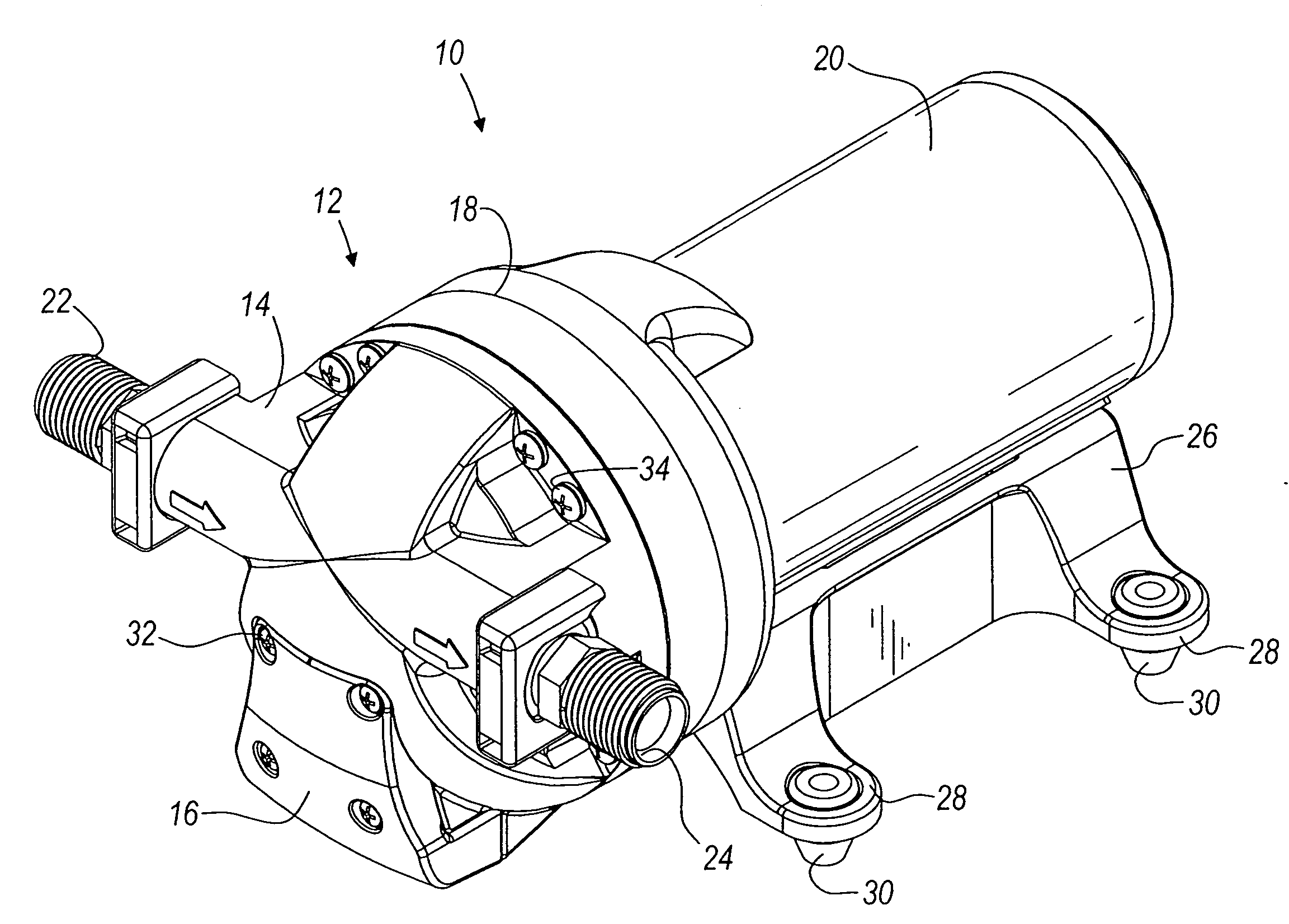 Pump and pump control circuit apparatus and method