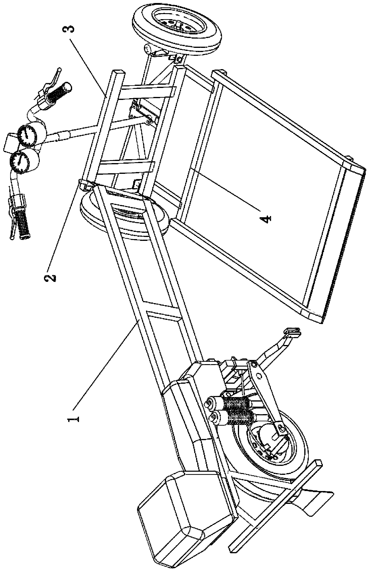 Rotating lifting frame