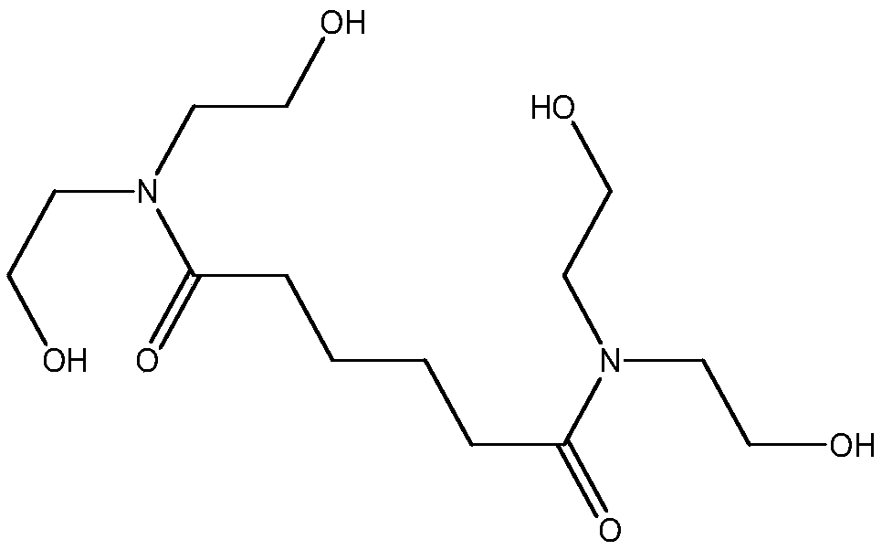 Polyester resin for N,N,N',N'-tetra(2-hydroxypropyl) adipamide system and preparation method thereof