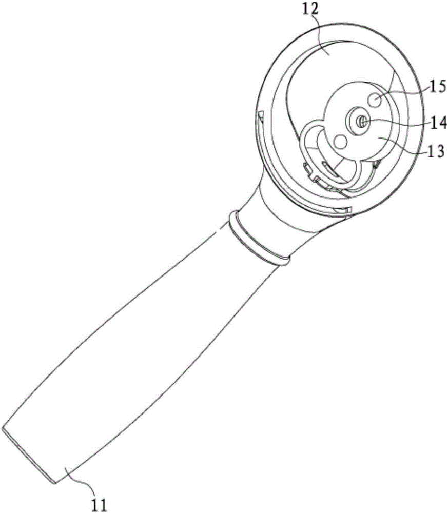 Adjustable type spraying device