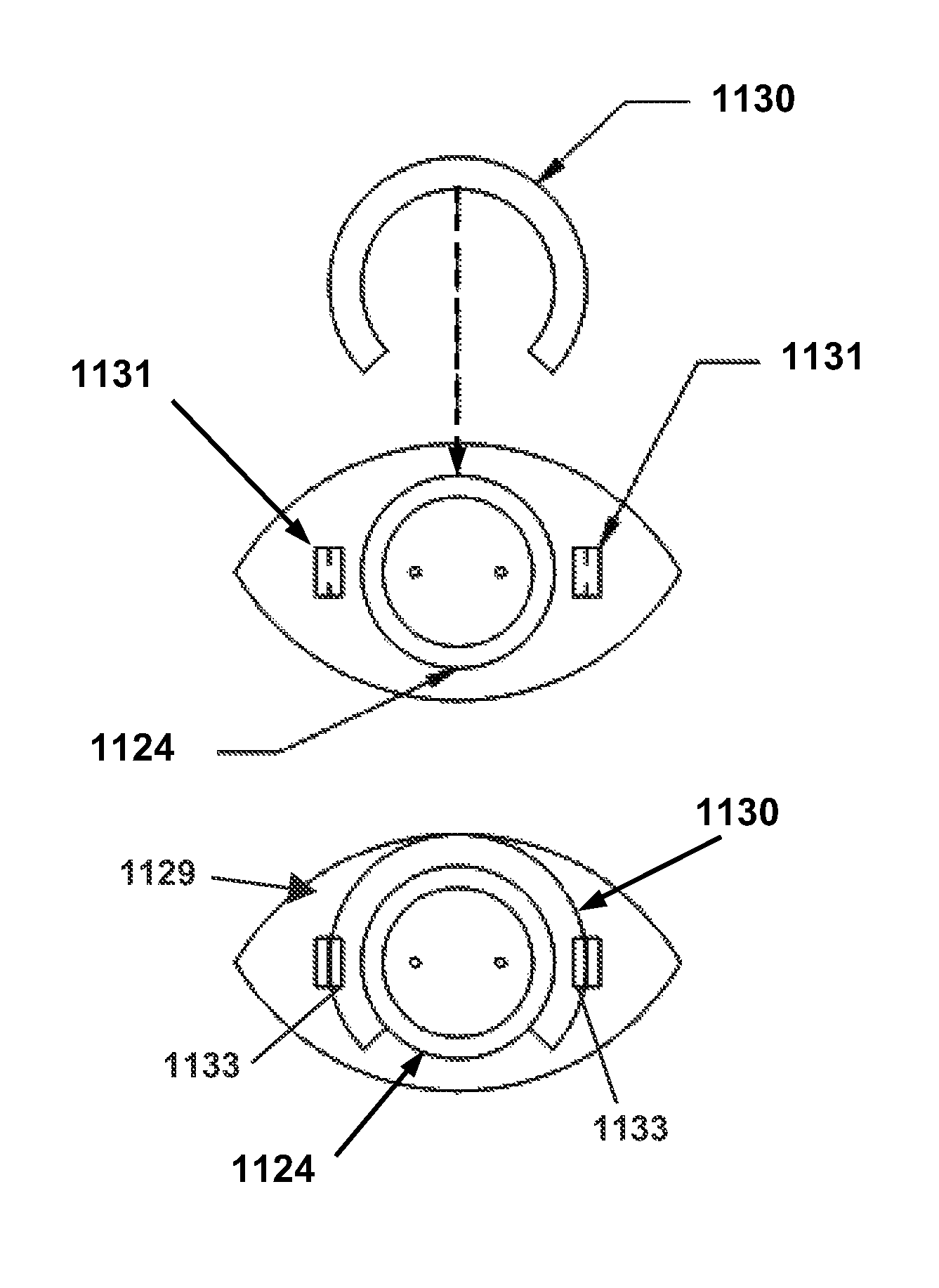 Lighting apparatus with reflector rotatably coupled to an adapter