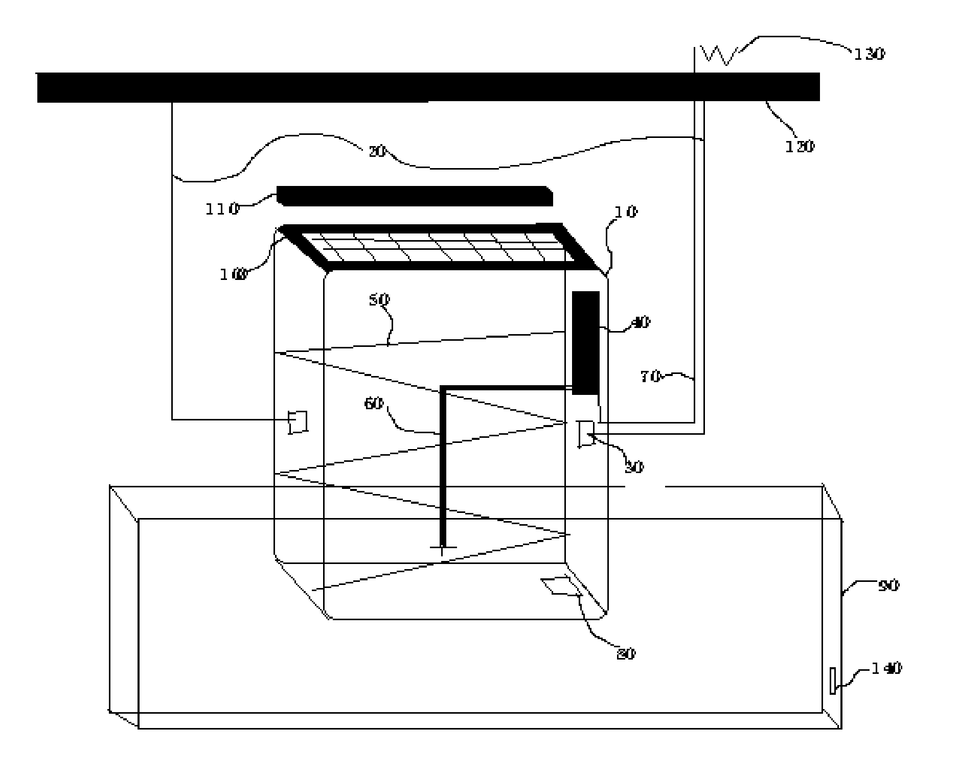 Apparatus and method for seperating tritiated and heavy water from light water