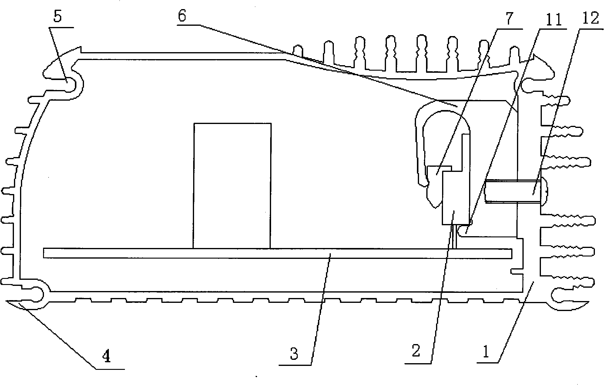 Controller for electric vehicle with indention pressing bar