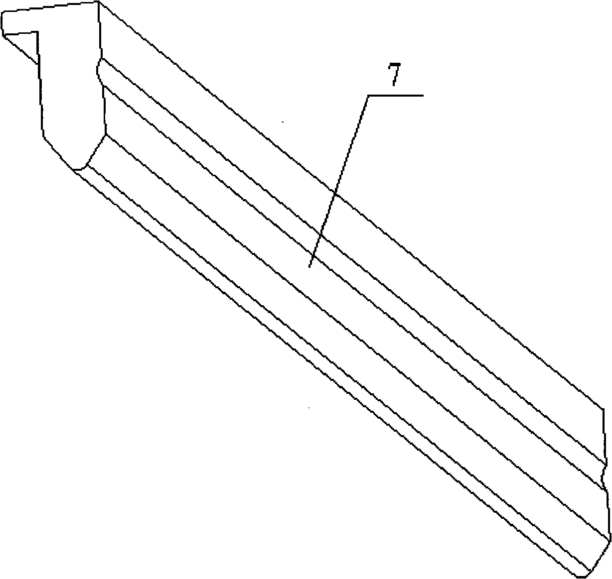 Controller for electric vehicle with indention pressing bar