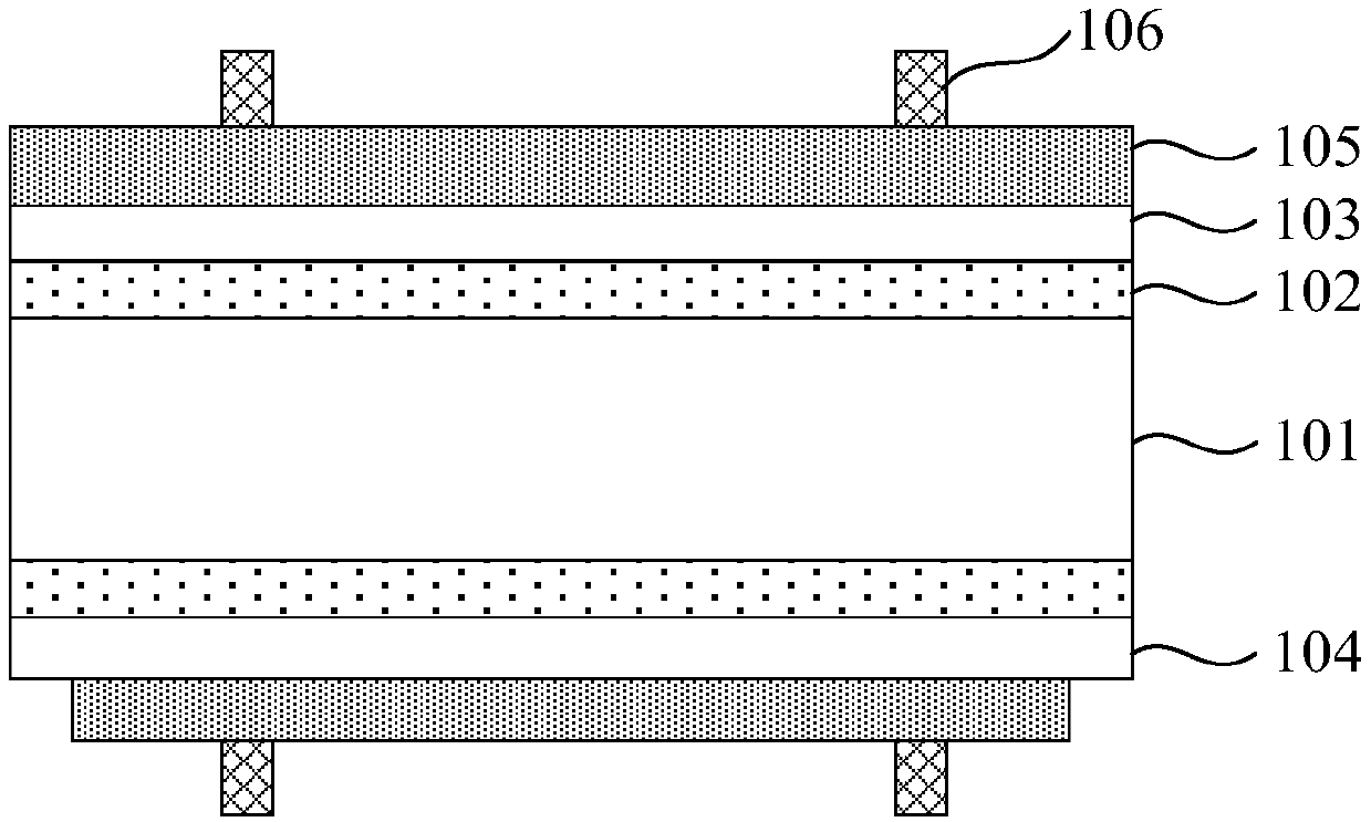 Amorphous silicon/crystalline silicon heterojunction solar cell and preparation method thereof