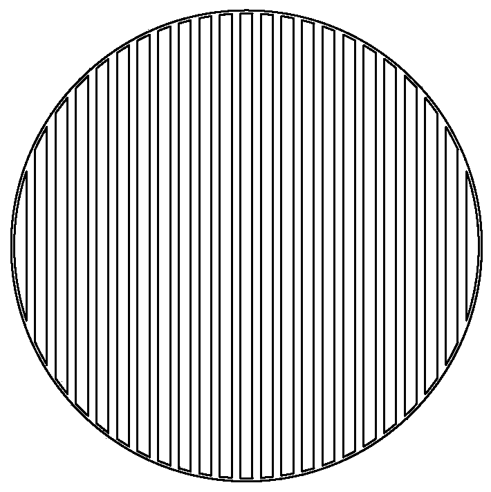 Fiber dispersion mill of organic fiber enhanced composite material and fiber dispersion method