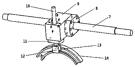 Three-degree-of-freedom thumb rehabilitation training mechanism