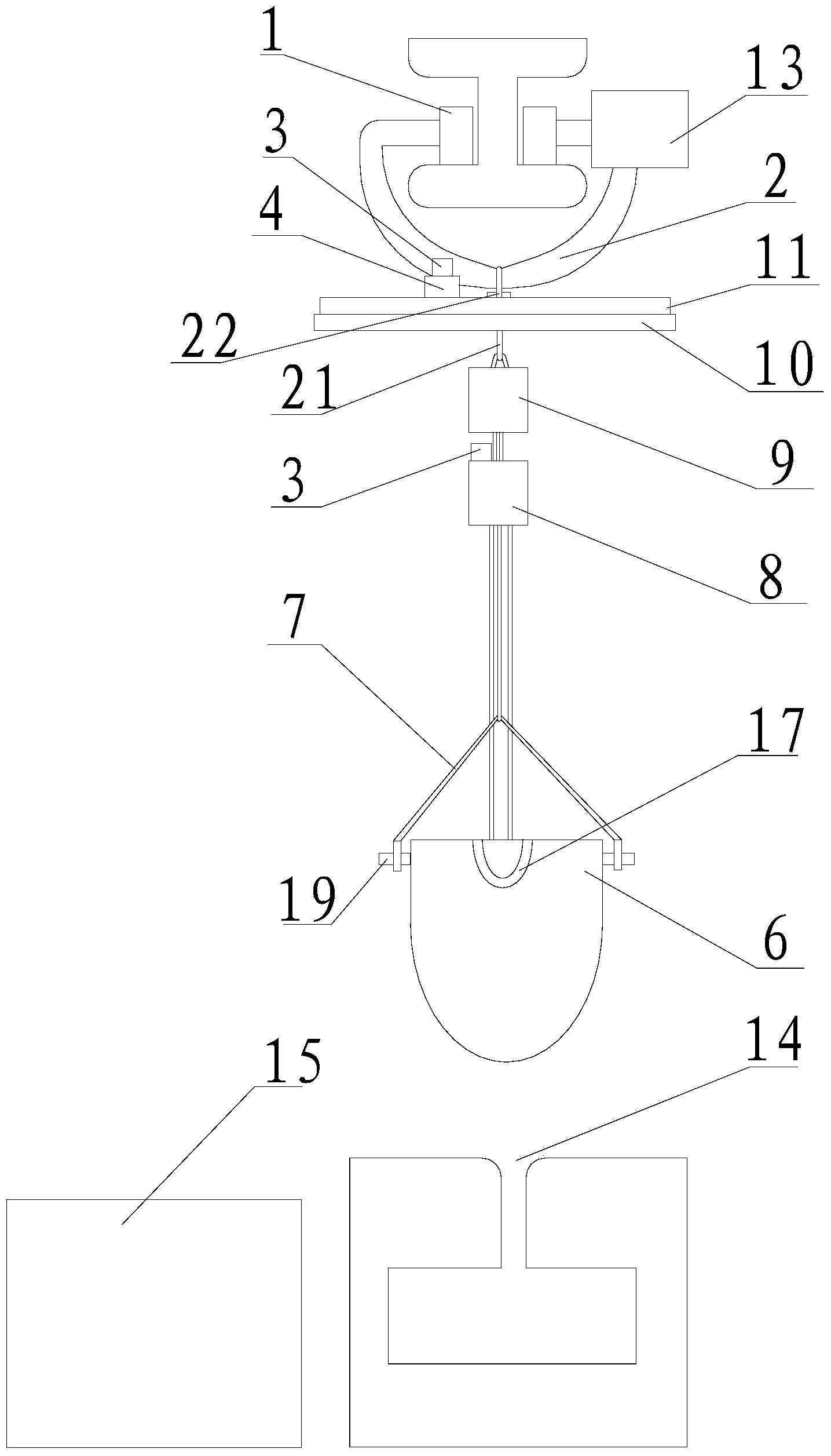 Automatic hub casting device and method