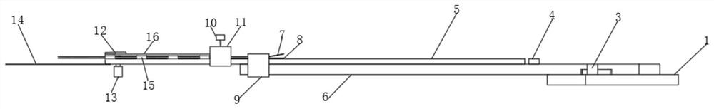 Soft shielding layer strip conveying device for automatic winding