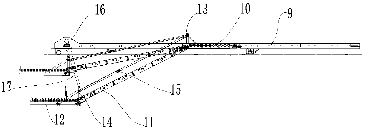 Bagged material loading system