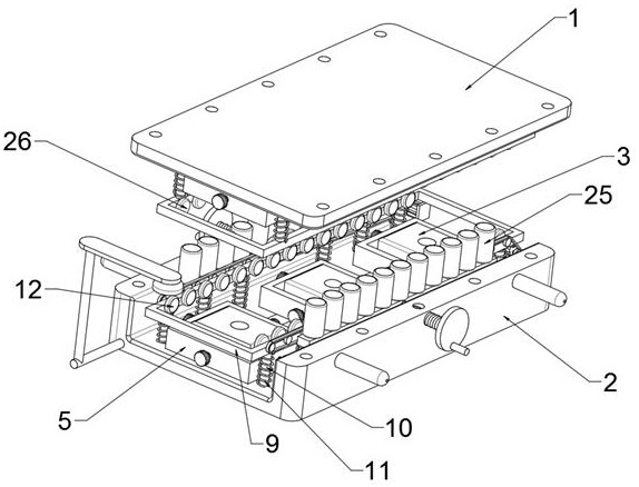 Automobile aluminum part machining die