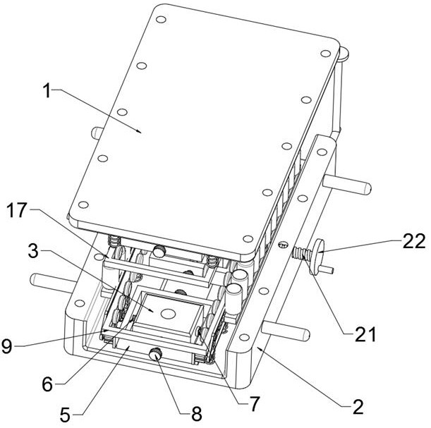 Automobile aluminum part machining die