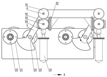 A cellar-type transplanting hole forming mechanism