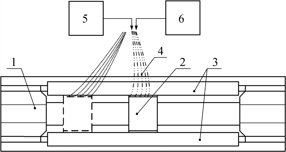 Traction preventing device for sliding table of long-stroke horizontal vibrating table