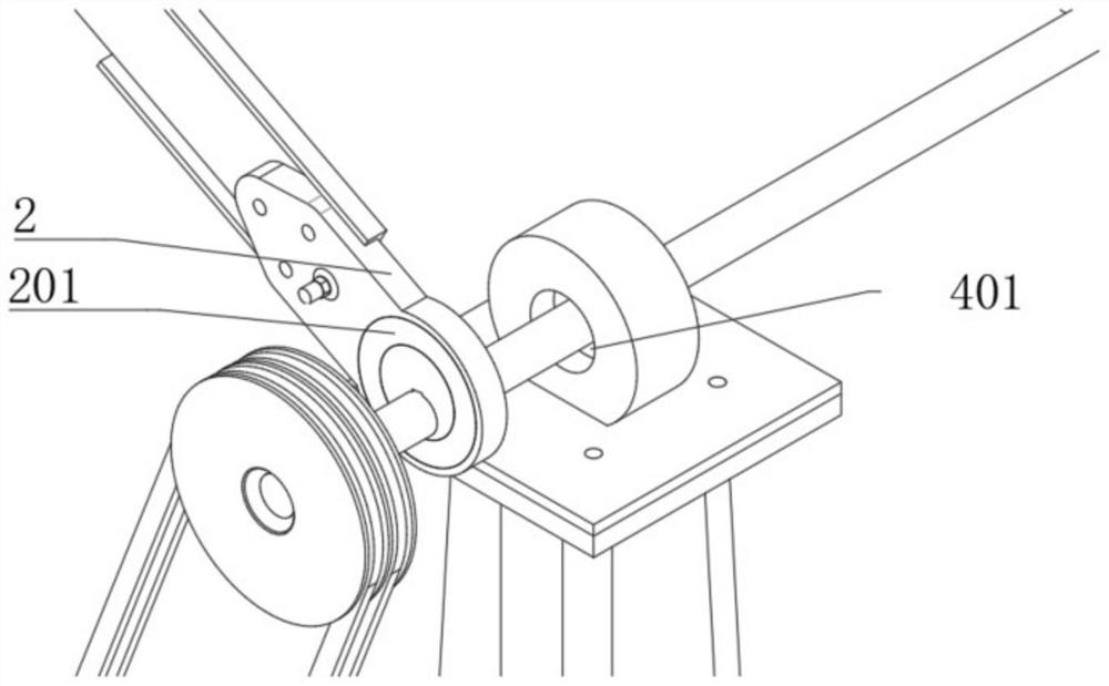 Test bed and test method for quality reliability of cleaning screen box