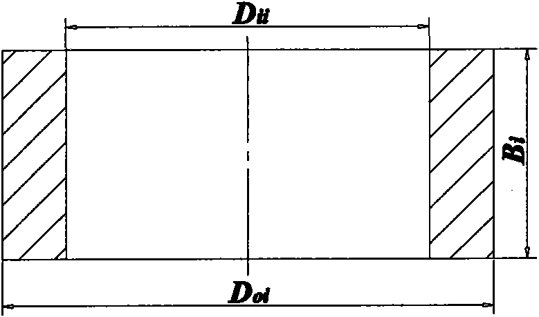 Cold ring rolling forming method for double-flute section ring