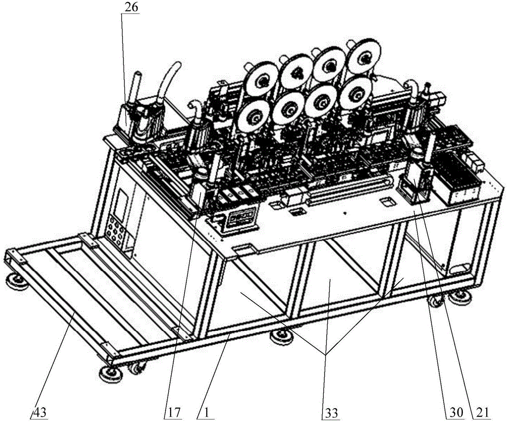 Full-automatic efficient precision assembling machine