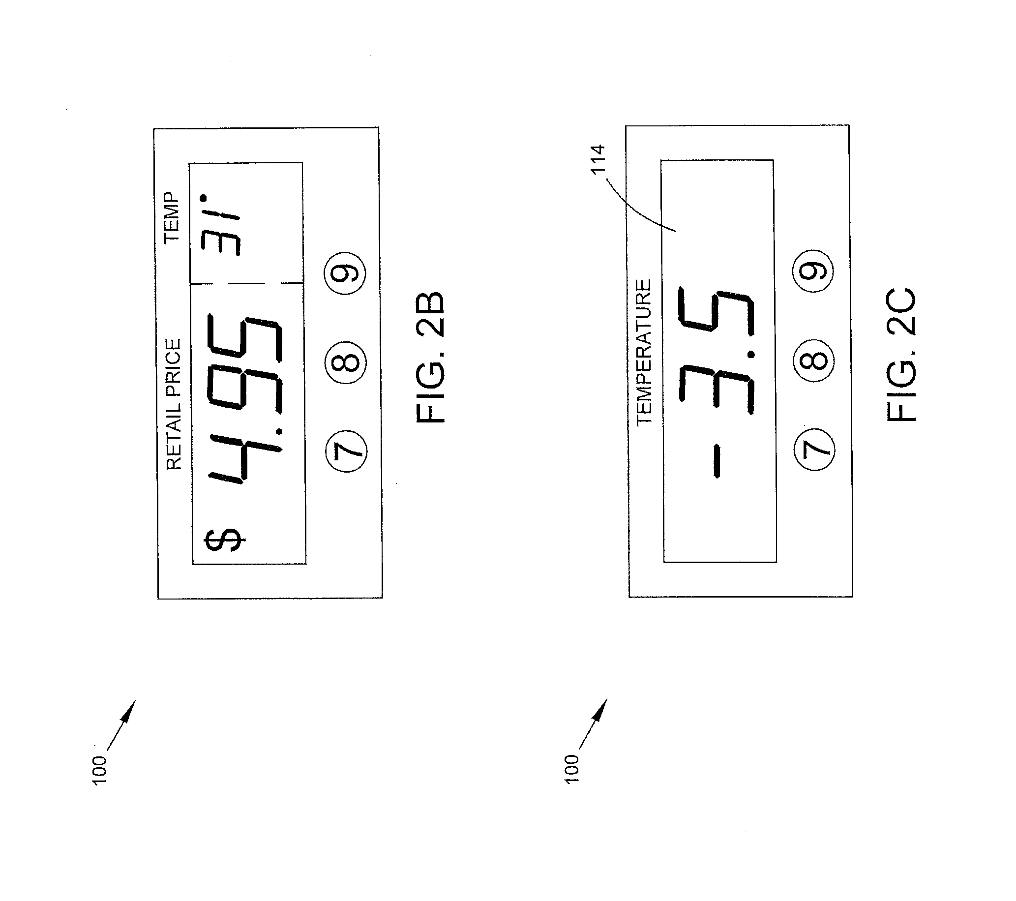 Temperature sensor for retail environments