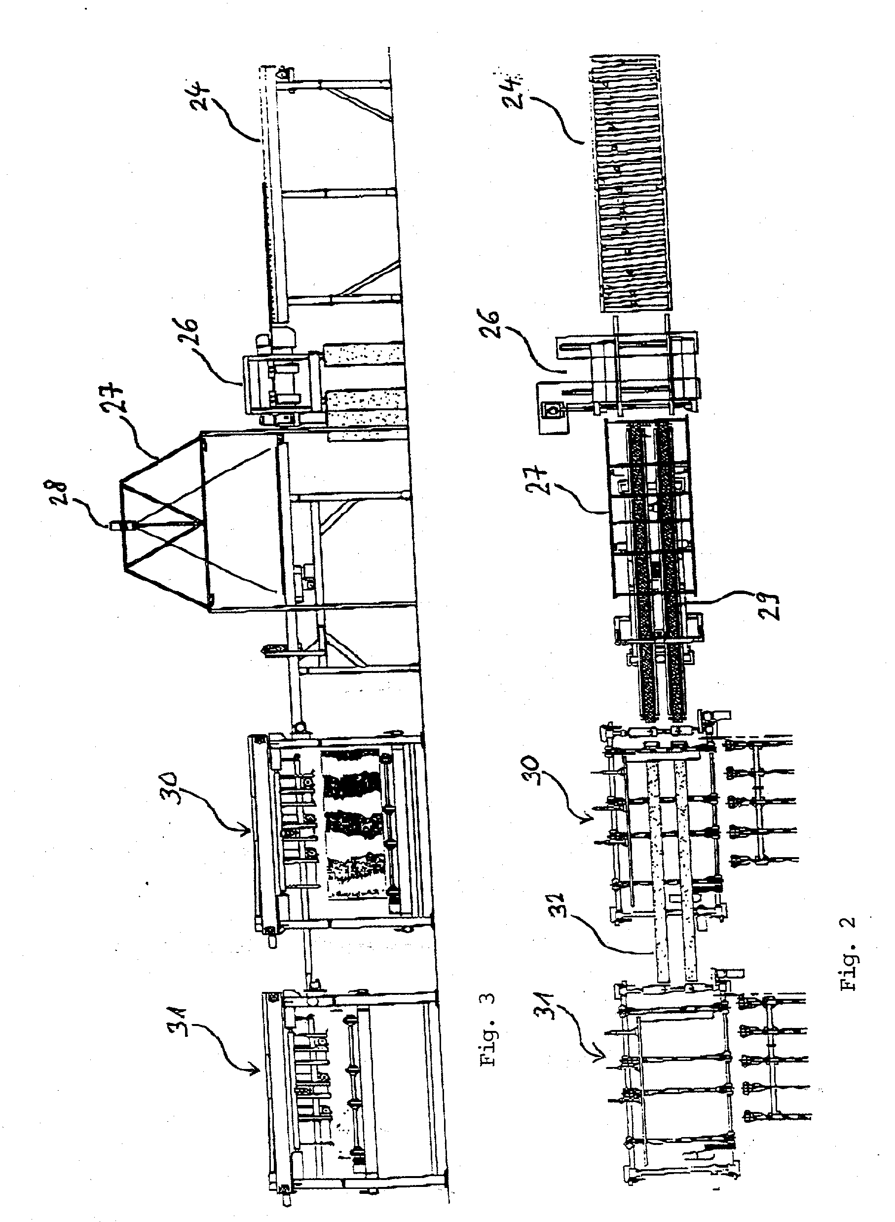 Device for marking and analyzing defects in a system for cutting boards to size made of wood at least in part