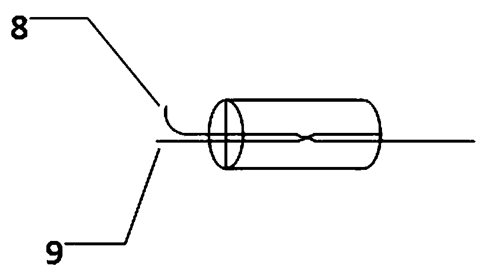 Annular-cavity single-column vector mode output pulse optical fiber laser device