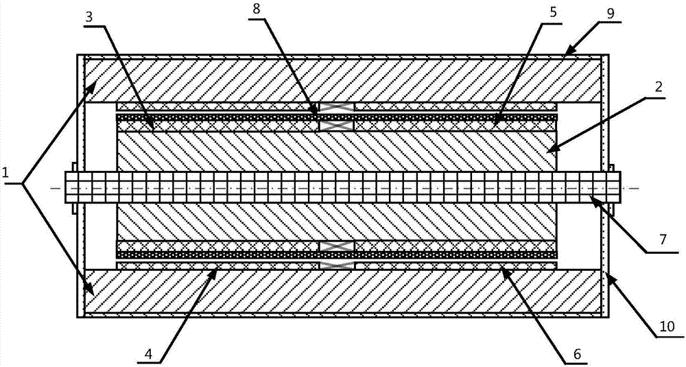 Brushless excitation air core pulse generator