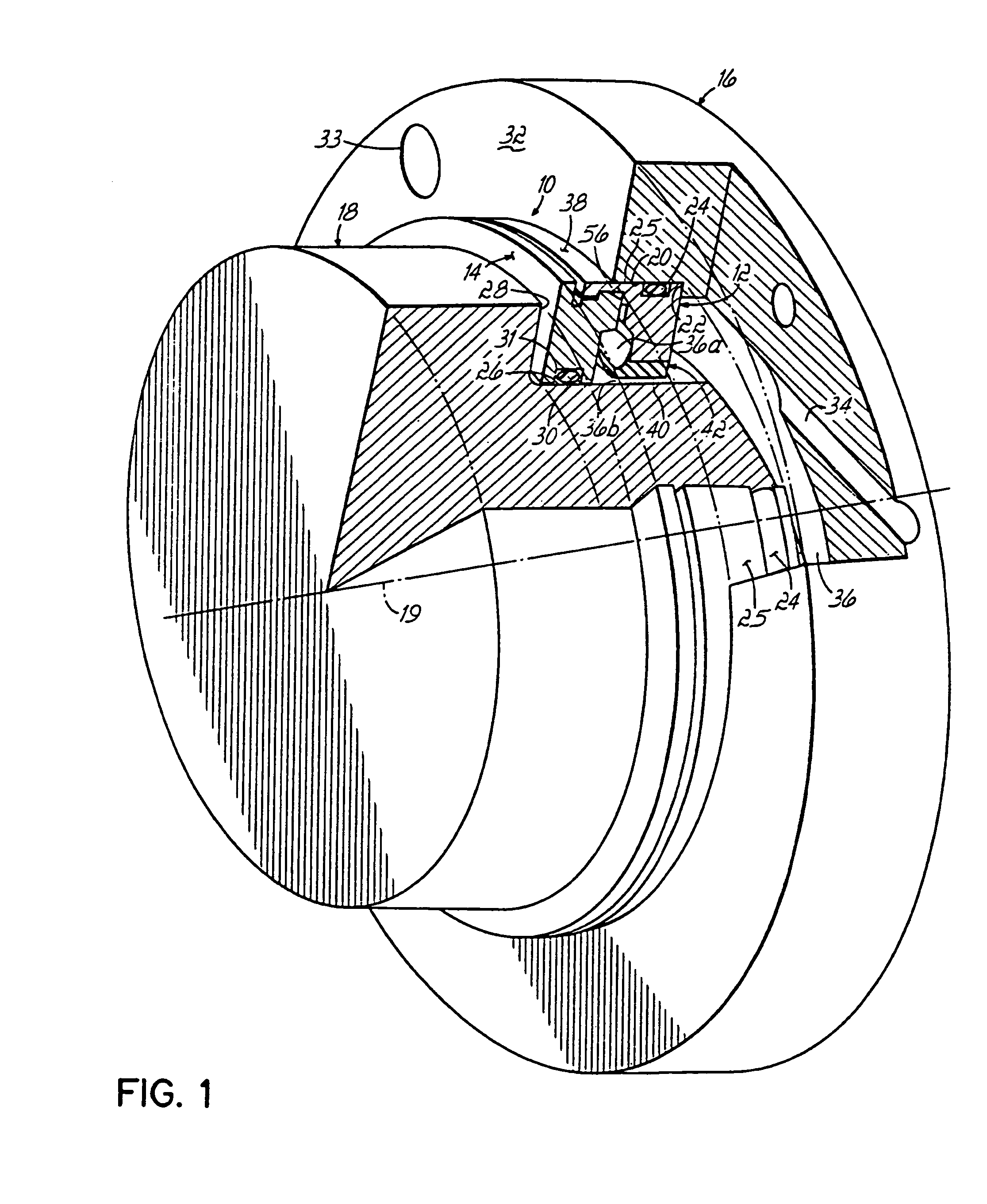 Cartridge-type bearing seal for machine tool spindle