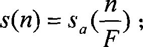 Speaking man recognizing method using base frequency envelope to eliminate emotion voice