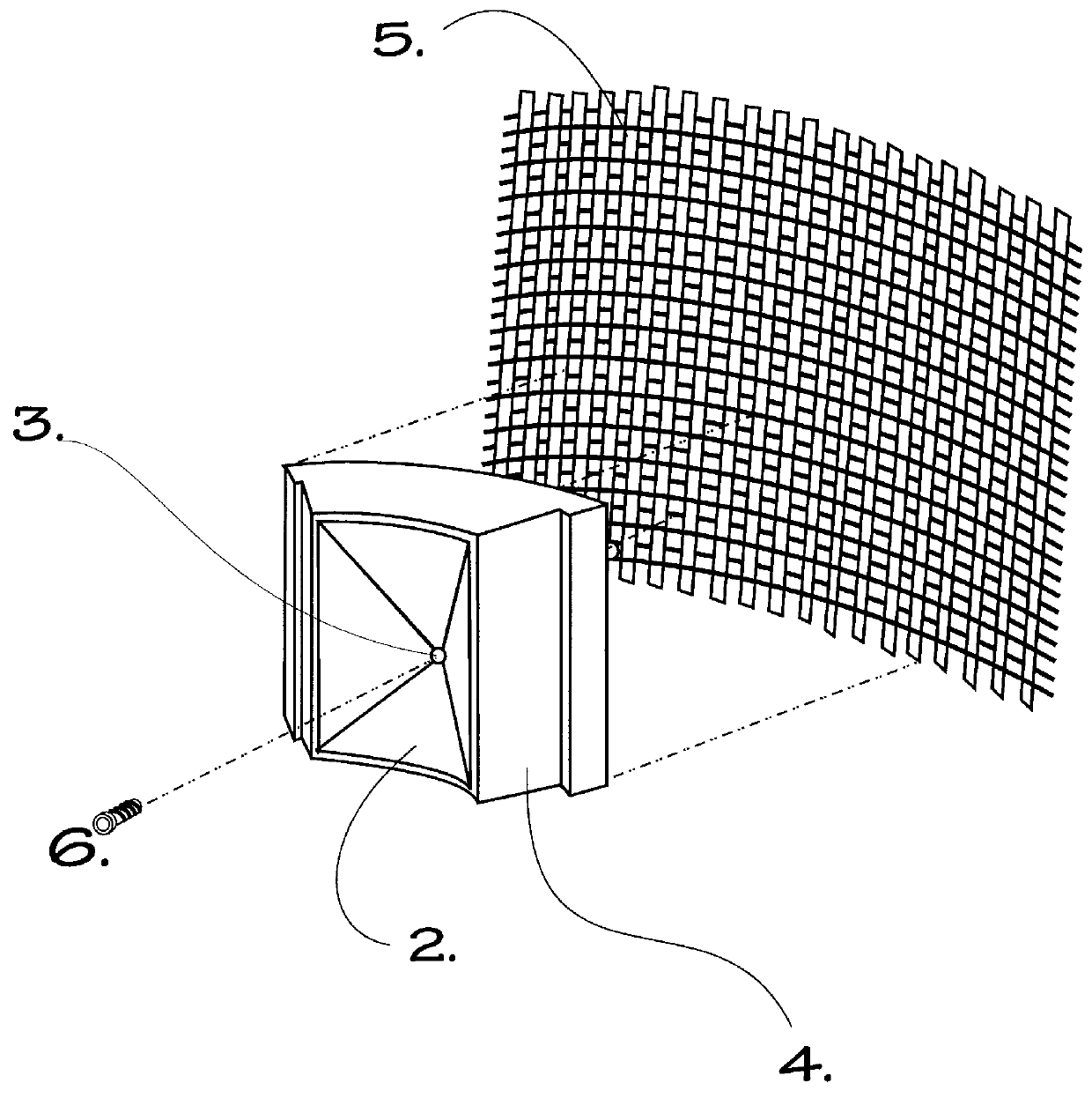 Method of construction for density screening outer transport walls