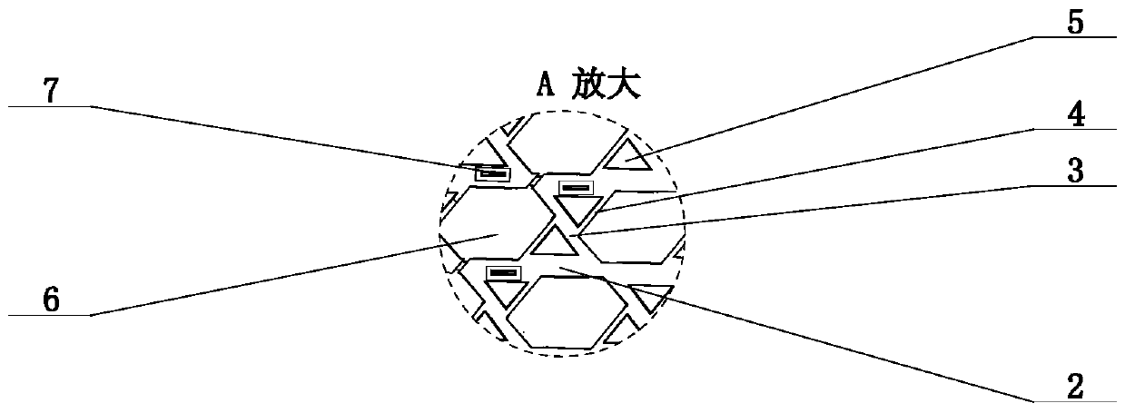 Stable grid for automobile grilles