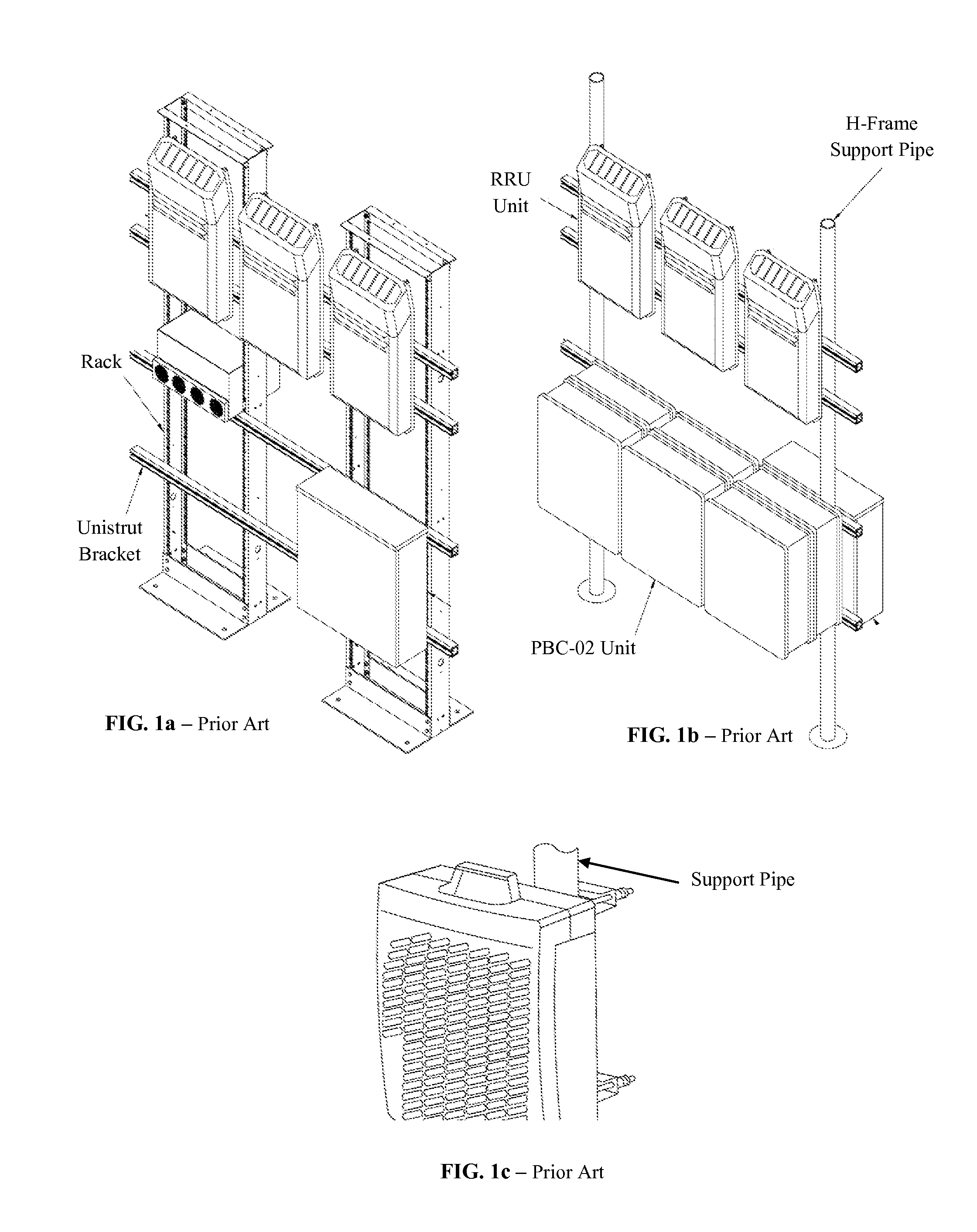 Adaptable Telecommunications Equipment Mounting Frame