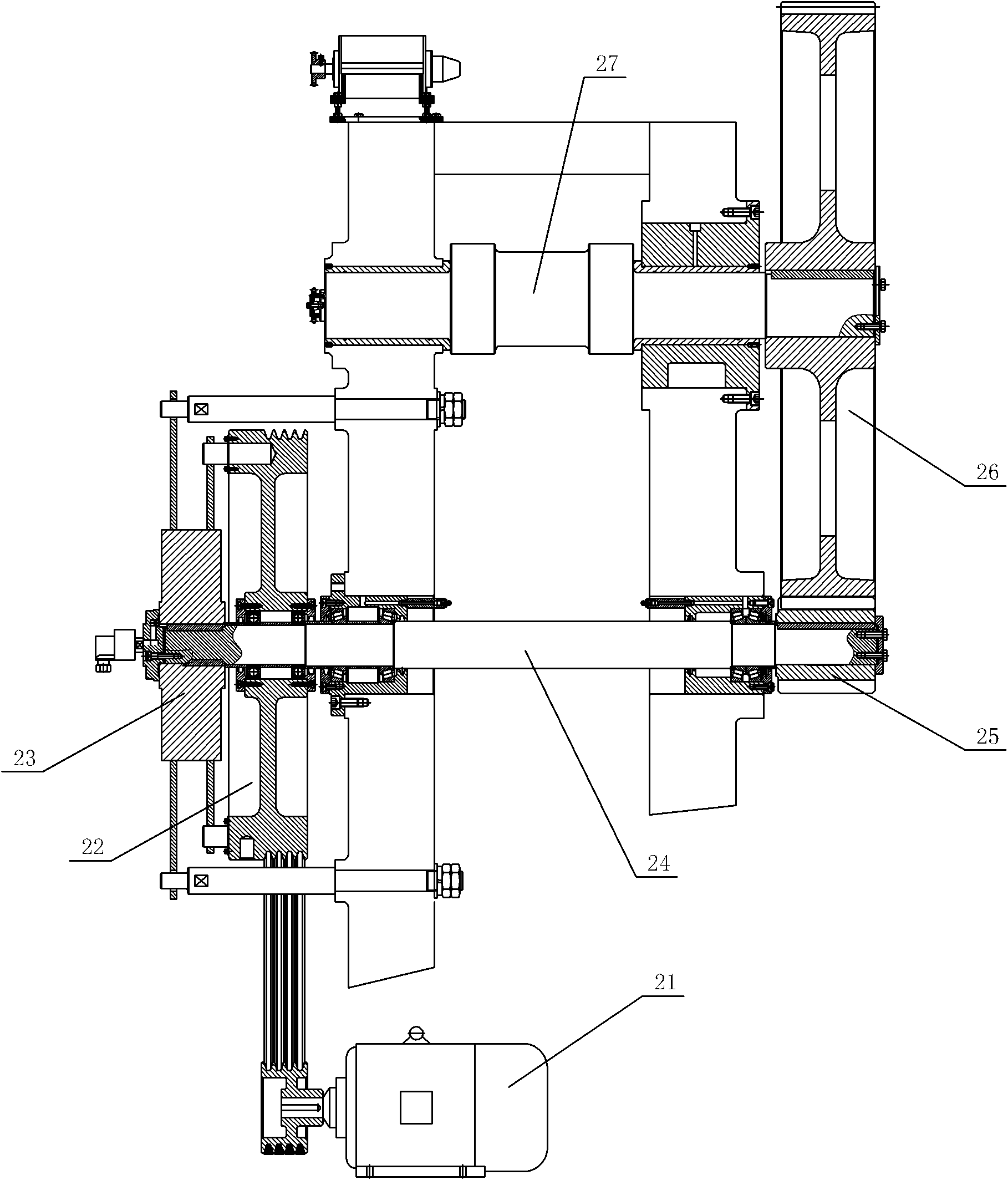 Numerical control punching machine tool