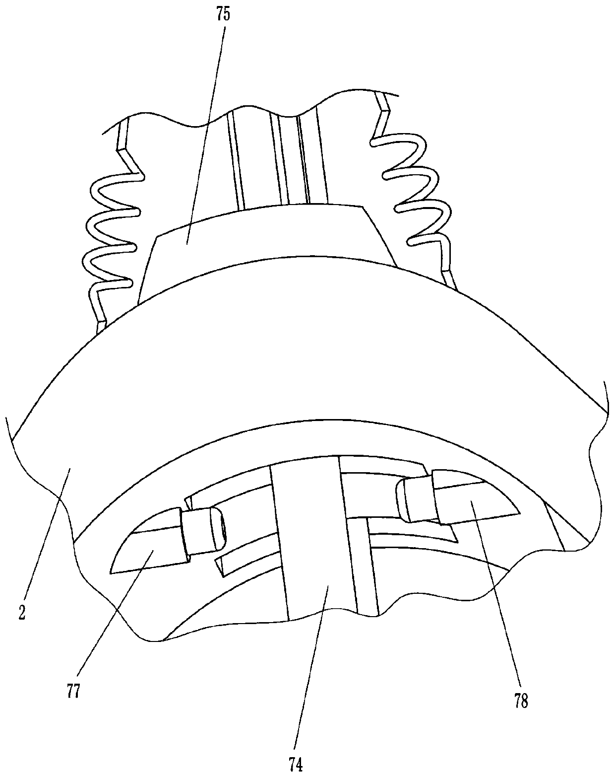 Rainwater flow dividing equipment for urban drainage system