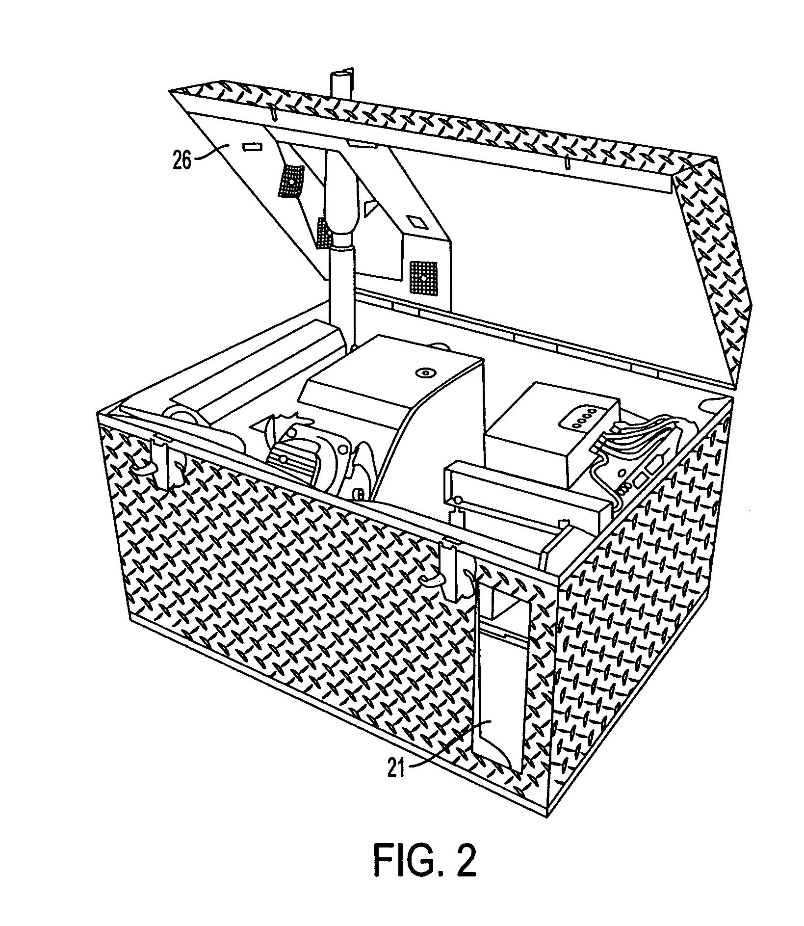 Portable range extender with autonomous control of starting and stopping operations