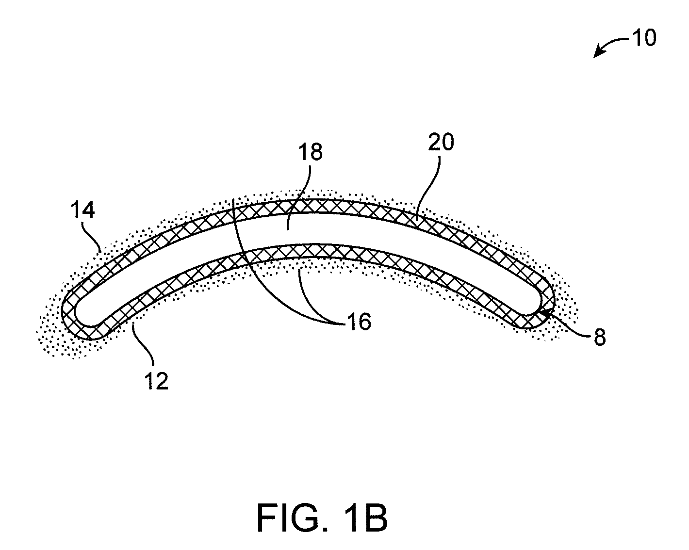 Contact lens with a hydrophilic layer