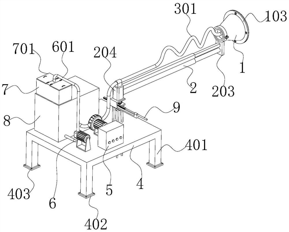 Movable dustproof device for driving face of coal mine