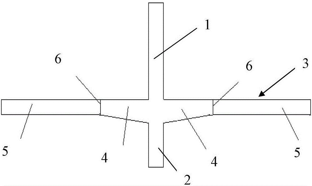 Partial steel web single-box four-chamber composite box girder suitable for low-tower cable-stayed bridges