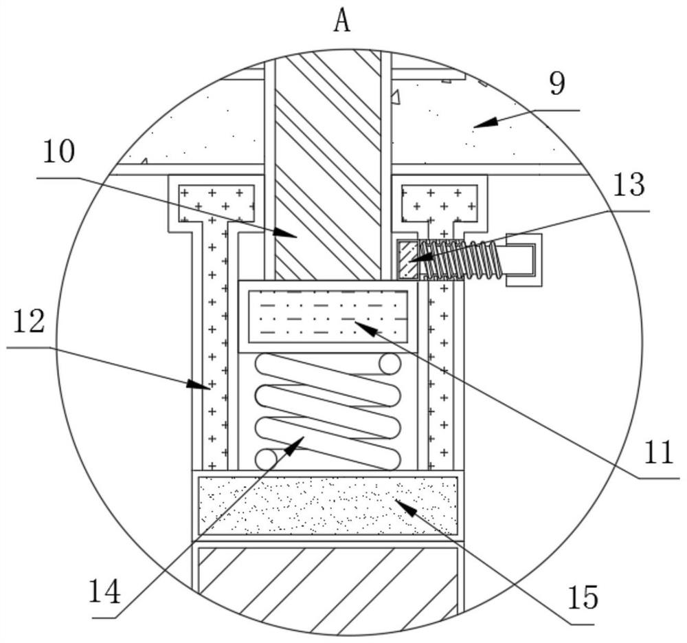 High-frequency welding device capable of achieving efficient heat treatment and preventing cylindrical piece from moving