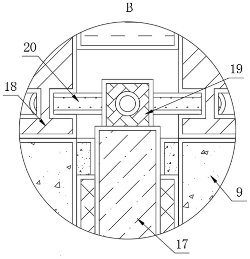 High-frequency welding device capable of achieving efficient heat treatment and preventing cylindrical piece from moving