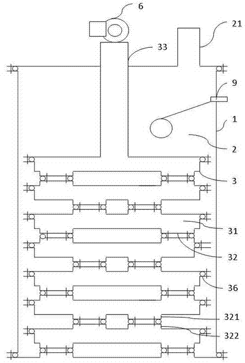 Stacked boiler and closed steam generator