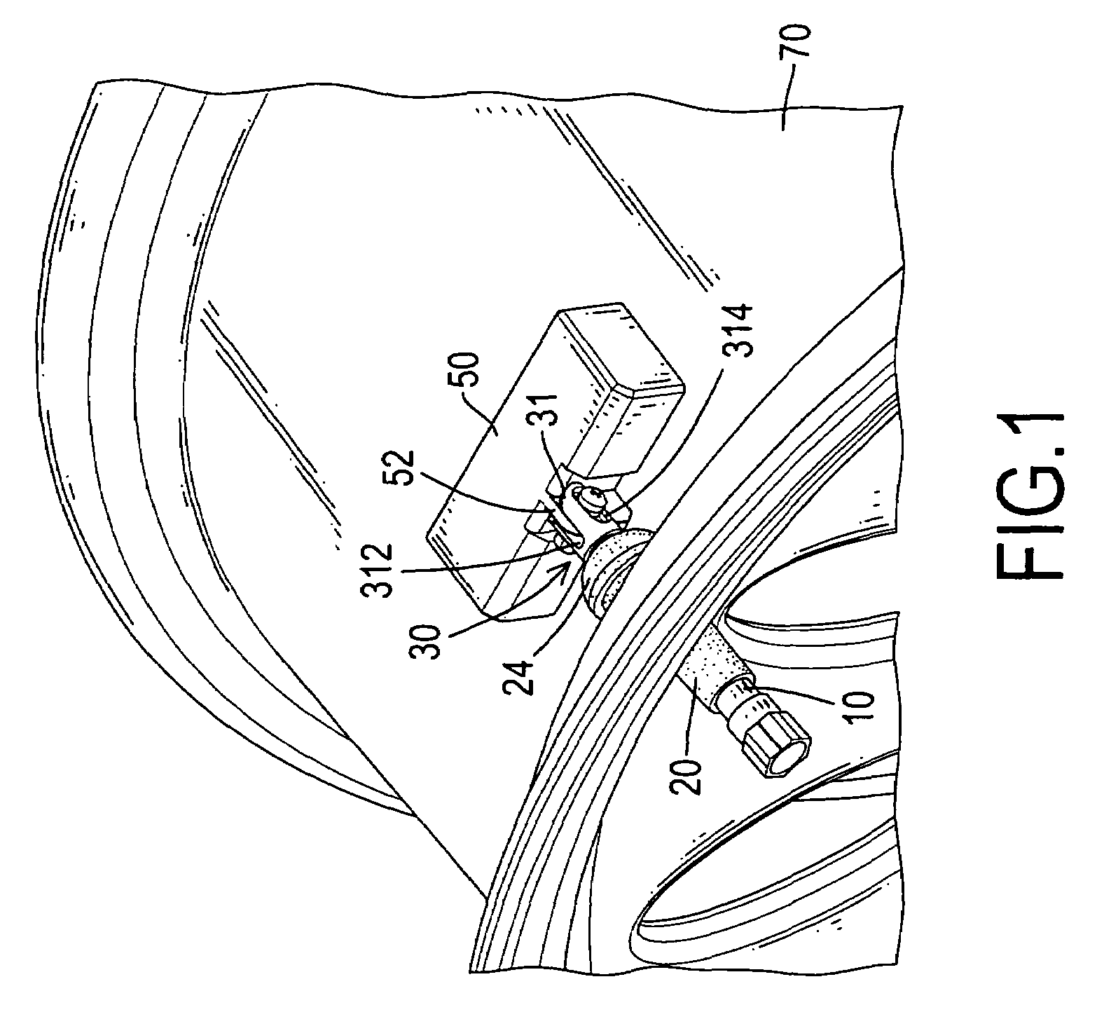 Valve stem assembly for tire pressure detecting systems