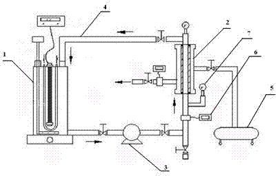 Device for coupling photocatalytic oxidation and inorganic ceramic membrane separation