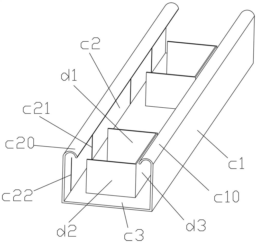 Main keel structure and keel frame