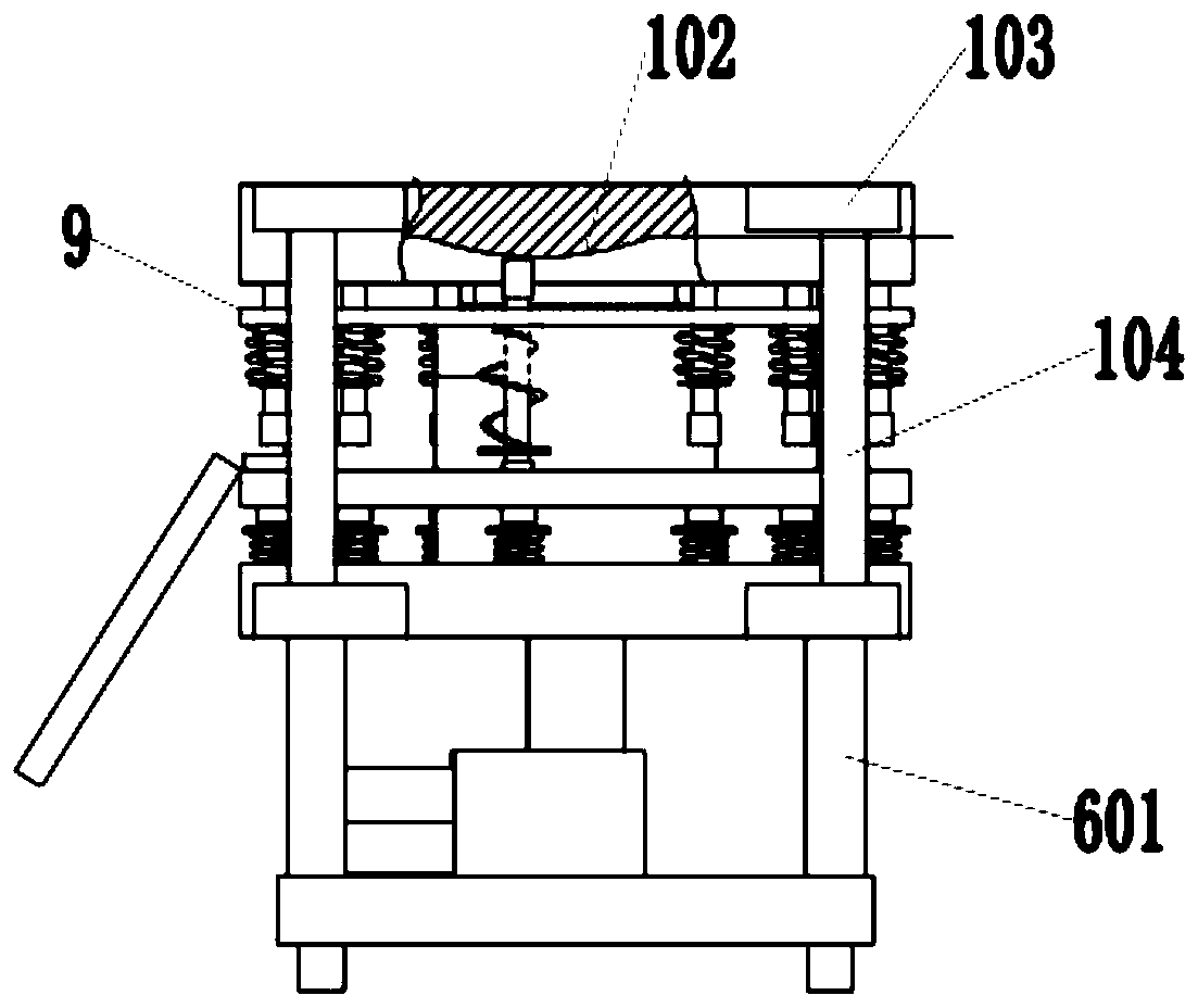 Tablet press for producing tablets