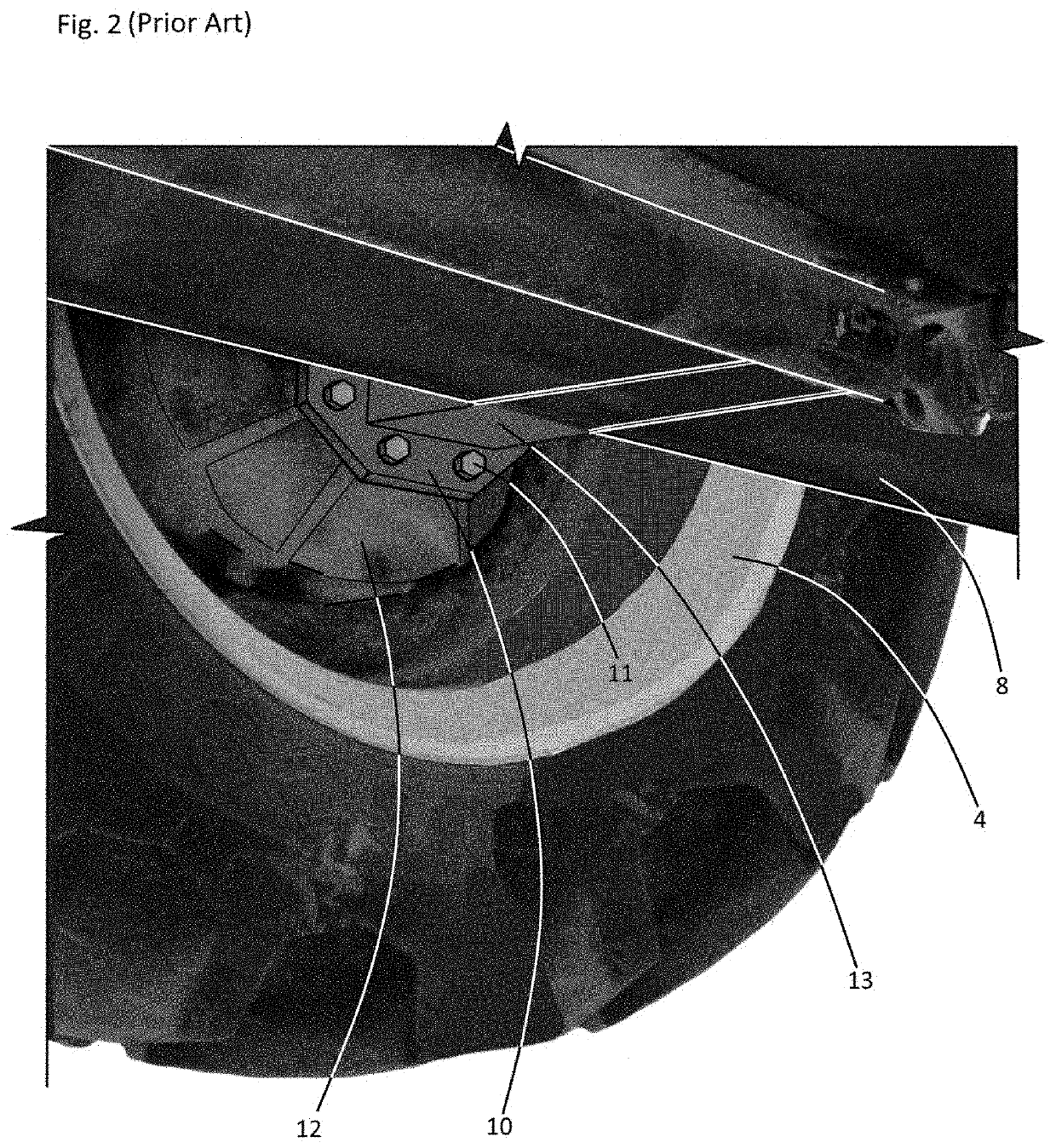 Assembly for Converting a Wheel Drive Harvester to Track Drive