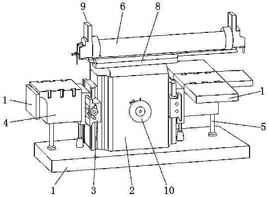 Shaping machine provided with bidirectional planing assemblies