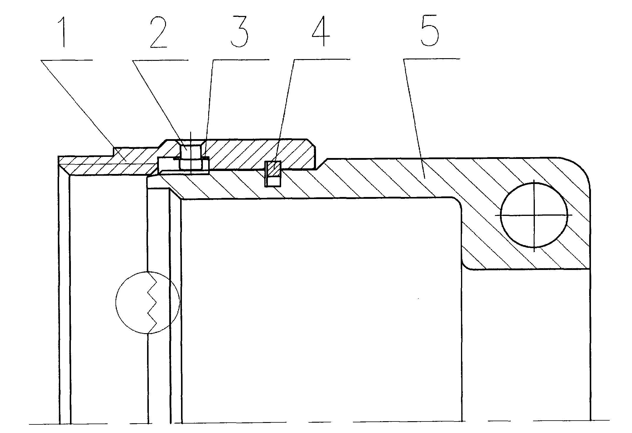 Clamp spring type self-locking cable cover on electric connector