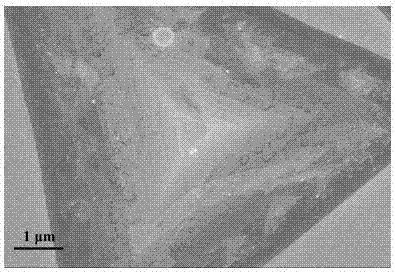 Pyramidal molybdenum disulfide nanosheet and preparation method and application thereof