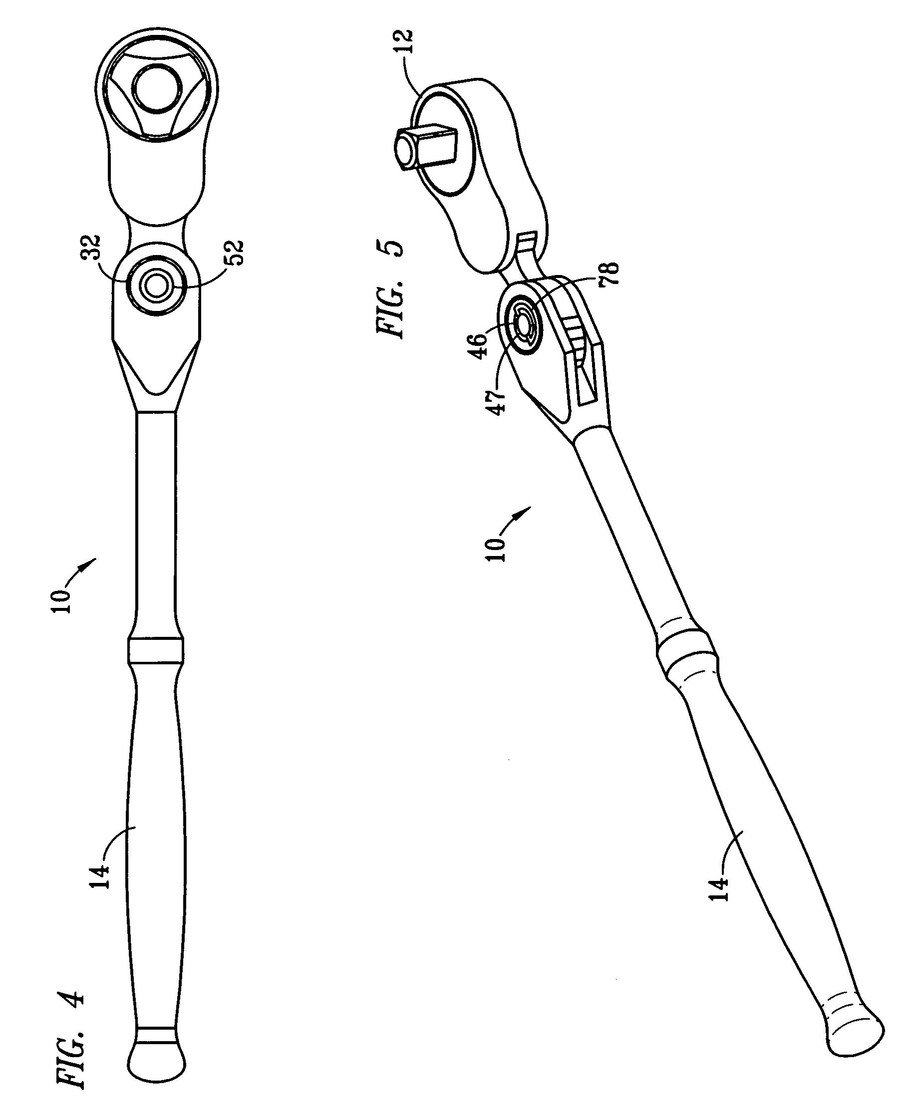 Radial indexing head tool with floating splined pin